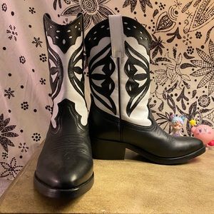 Steve Madden Laredo Leather Cowboy Boots